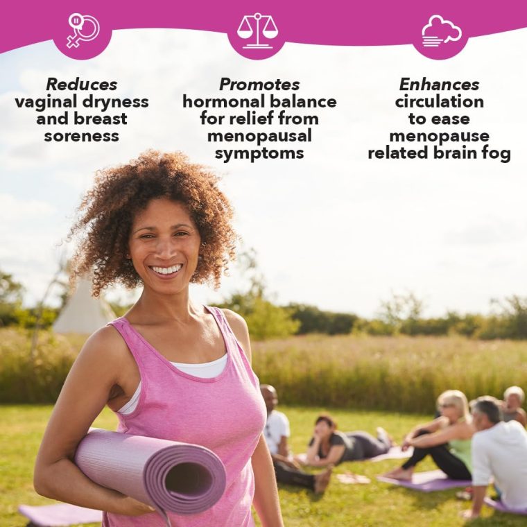 Pausitivi-T - Menopause Support Supplement - Powerful Relief for Hot Flashes, Hormone Imbalance & Night Sweats - Nourishes Tissue - Sage, Chasteberry, Soy Isoflavones & Black Cohosh - 60 Capsules - Image 3
