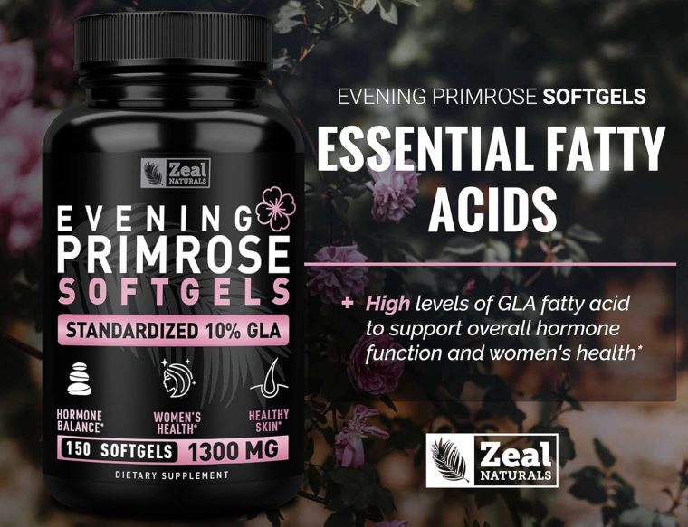 Evening Primrose Oil Capsules (150 Liquid Softgels | 1300mg) Premium Evening Primrose Oil – Natural-Sourced Hormone Support Supplement for Women - Cold Pressed w. 10% GLA - Image 3