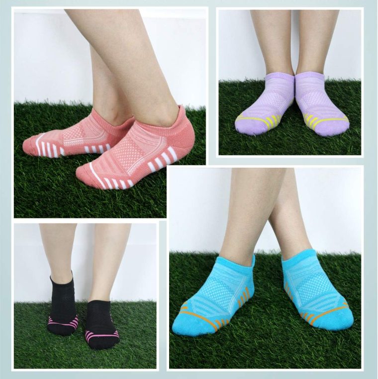 6 Pack Women Ankle Athletic Socks Low Cut Breathable Running Tab Socks with Cushion Sole - Image 5