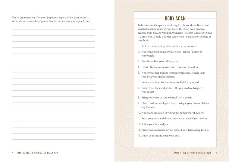 Mental Health Journal for Black Men: Prompts and Practices to Prioritize Yourself and Work on Your Well-Being - Image 4