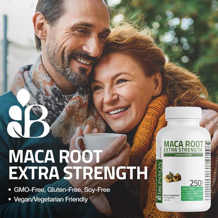 Bronson Maca Root Extra Lepidium Meyenii, Non-GMO, 90 Vegetarian Capsules - Image 3