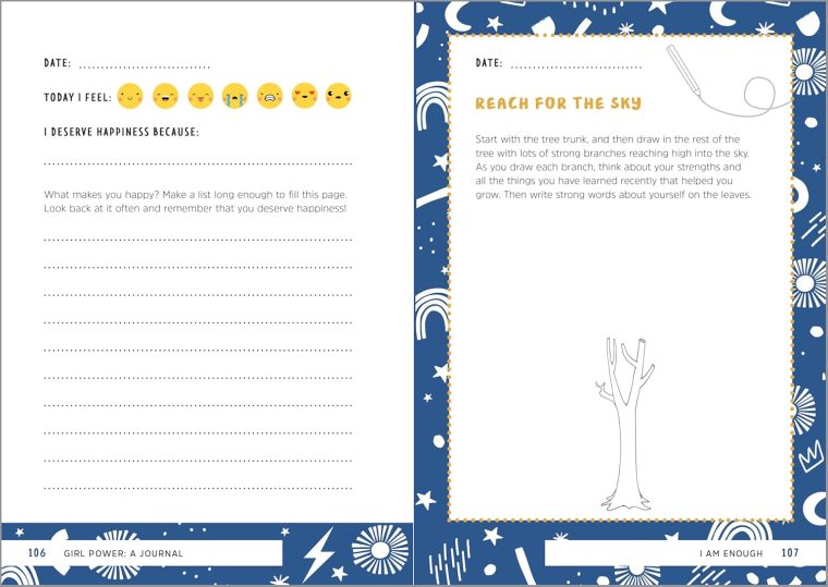 Girl Power: A Journal: Encouraging Prompts and Affirmations to Empower a Confident You - Image 5