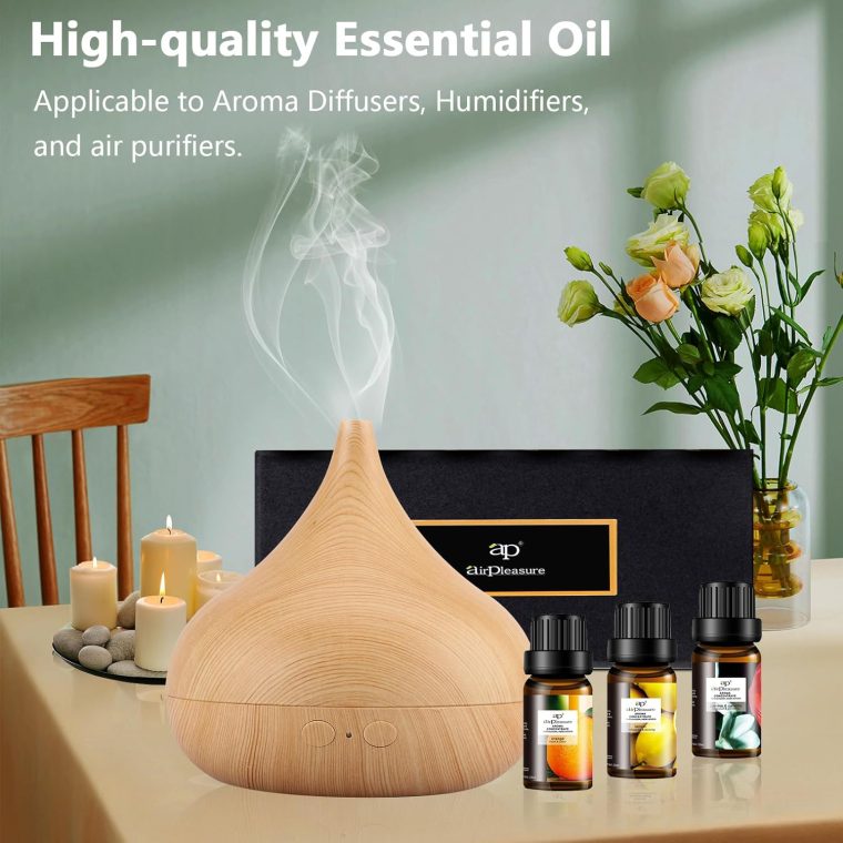 Refresh Essential Oils Set, 6x10ml Fragrance Oils Kit for Diffuser, Humidifier, Aromatherapy, Air Purifier - Orange, Breathe Easy, Citronella, Jasmine & Camellia, Lemon, Lavender - Image 8