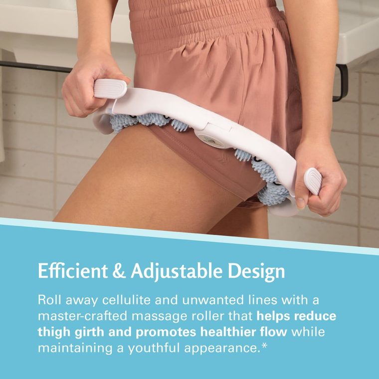 M3 Naturals Anti Cellulite Roller & Lymphatic Drainage Massager | Fascia Blaster for Contoured & Smoother Skin | Tool for Sore Arms, Legs, Stomach & Buttocks - Image 3