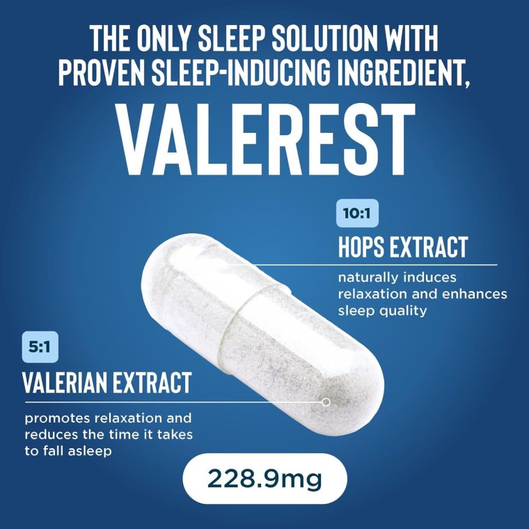 Relaxium Sleep Aid – Professional Strength Formula for Adults | 5mg Melatonin, Magnesium Glycinate, Valerest & Ashwagandha | Non-Habit Forming Sleep Support | 60 Capsules, 30-Day Supply - Image 5