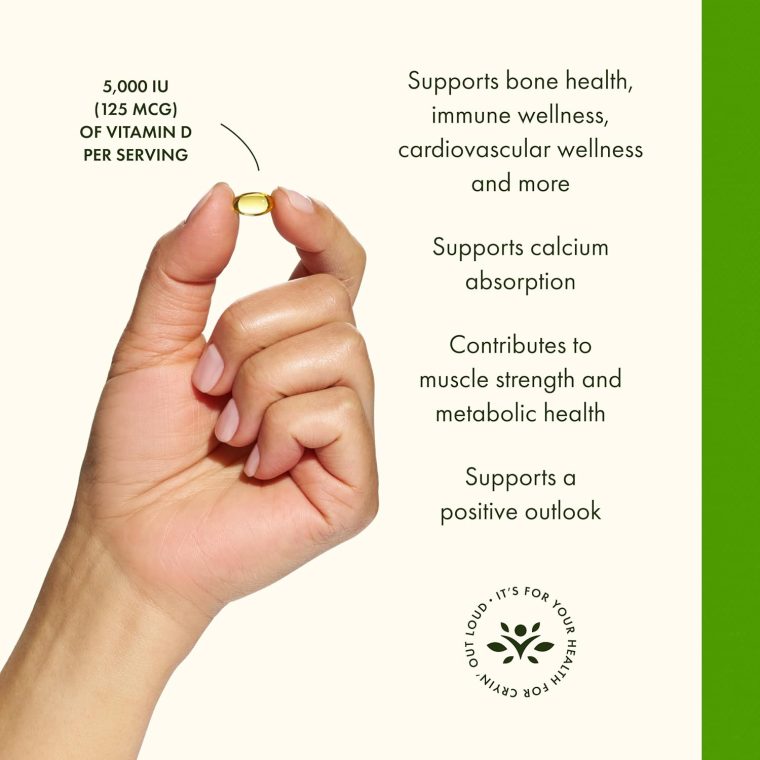 Swanson Vitamin D3 - Vitamin Supplement Promoting Bone Health & Immune System Support - Natural Support for Calcium Distribution & Absorption - (250 Softgels) - Image 4