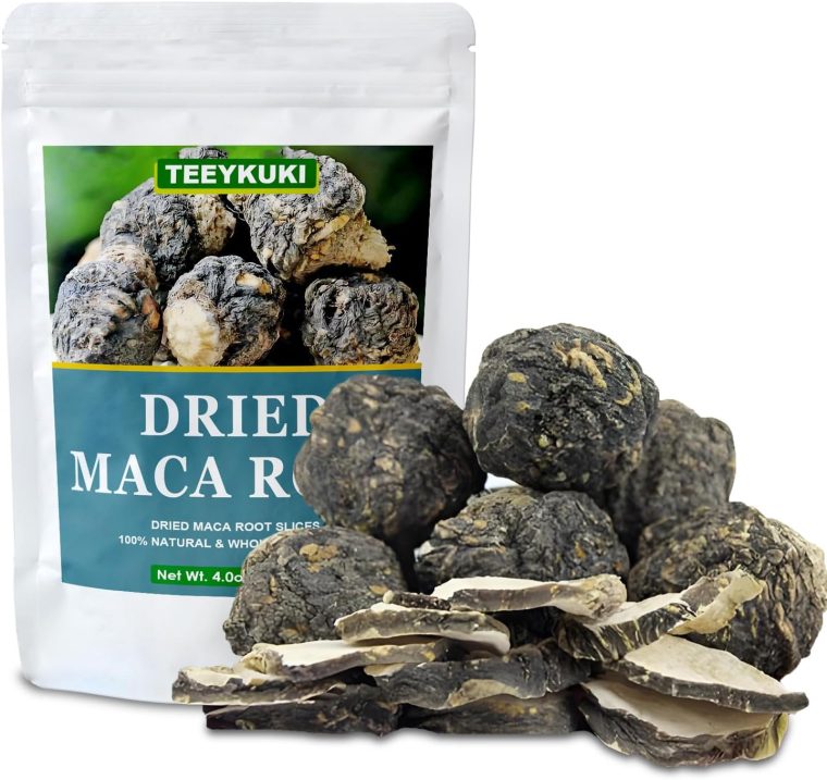 Natural Premium Black Maca Root Slices, Cut & Sifted, 4.0oz(114.0g), Premium Grade Dried Maca Root Slices, Non-GMO - Image 2
