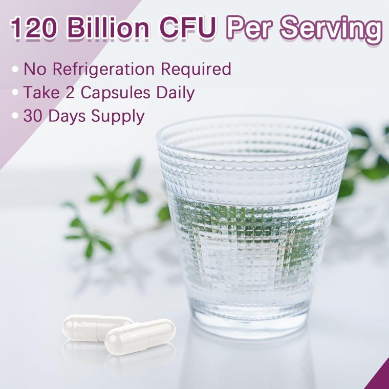 Menopause Supplements for Women, 120 Billion CFU Womens Probiotic, 13-in-1 Herbs Complex for Menopause Relief, Hormone Balance, Hot Flashes, Mood Swings, Night Sweats (60 Capsule) - Image 8