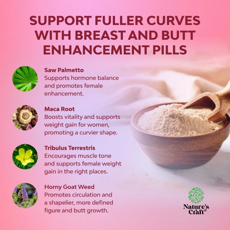 Natures Craft G Curve Horny Goat Weed for Women - Invigorating Feminine Blend with Maca Root Female and Tribulus Terrestris Enhanced Energy Mood Performance - Image 3