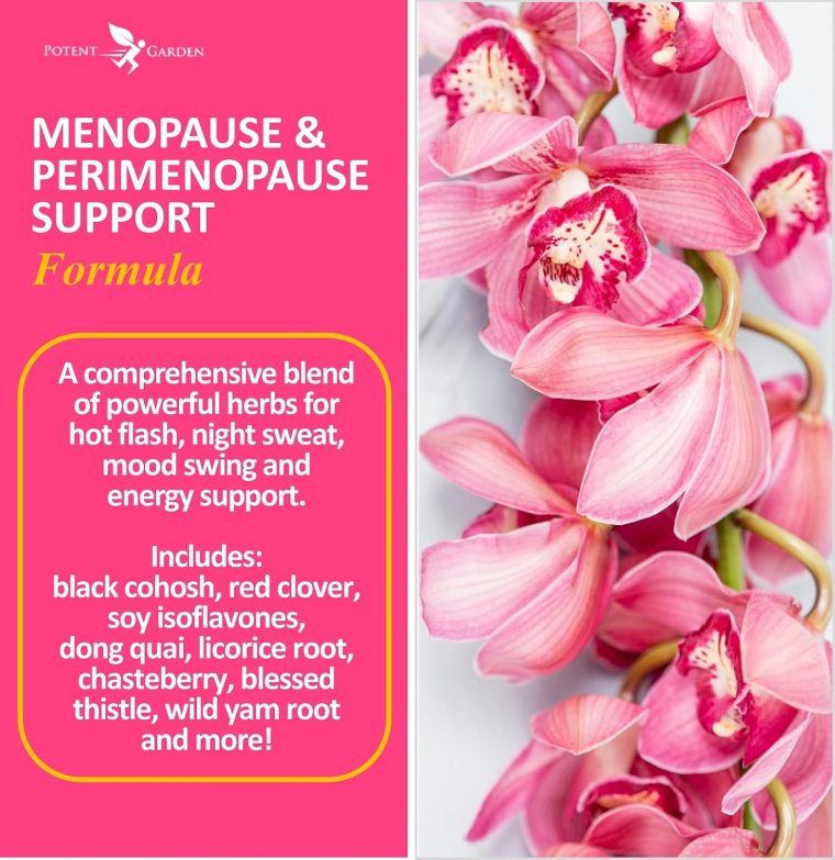 Potent Garden Menopause Relief Supplement with Black Cohosh, Soy Isoflavones, and Don Quai, Hot Flash Relief & Night Sweats Relief for Women, Non-GMO, 60 Capsules, 30 Servings - Image 2