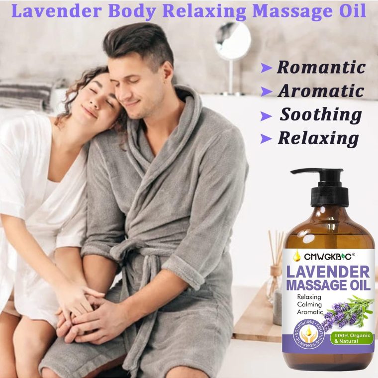 Massage Oil for Massage Therapy,Lymphatic Drainage-Ginger Oil Sore Muscle Arnica Oil &Lavender Oil Relaxing Massage Oils for Date Night,Massage Ball,Fathers Day Gift for Husband,Men, Gifts for Him Her - Image 4