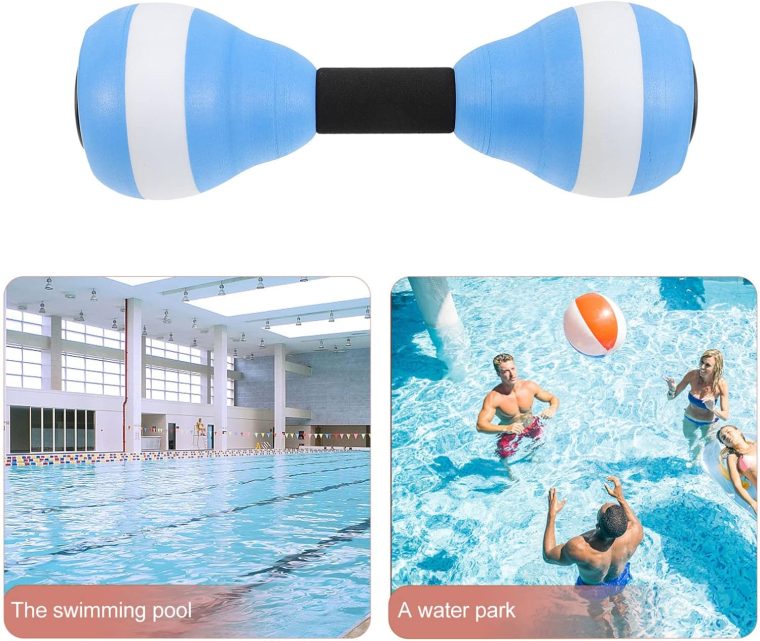 1pair Aquatic Exercise Dumbbells Eva Water Dumbbells for Pool Aerobics Compact Design for Upper Body Strength Training for Low-Impact Workouts - Image 8