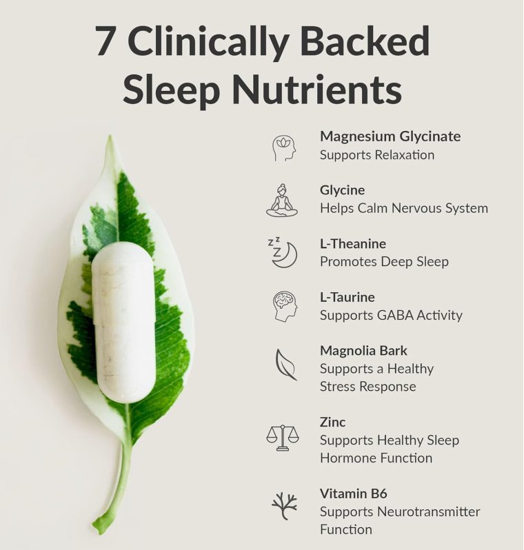 BIOptimizers Sleep Breakthrough Capsules - Natural Support Supplement | Calming Relief Aid for Adults | Non-Habit Forming | 60 Capsules - Image 3