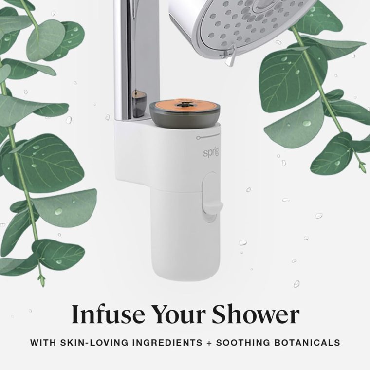 Sprig by Kohler Shower Infusion Starter Kit, Clean Aromatherapy Infused With Skin and Hair-Loving Ingredients, White/Chrome - Image 2