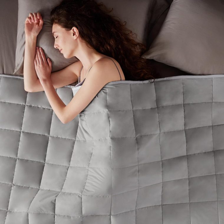 Weighted Blanket(60"x80" 20lbs Queen Size),Ultra Soft and Cozy Cooling Weighted Blanket for Adult,Heavy Blanket with Machine Washable Soft Blanket - Image 9