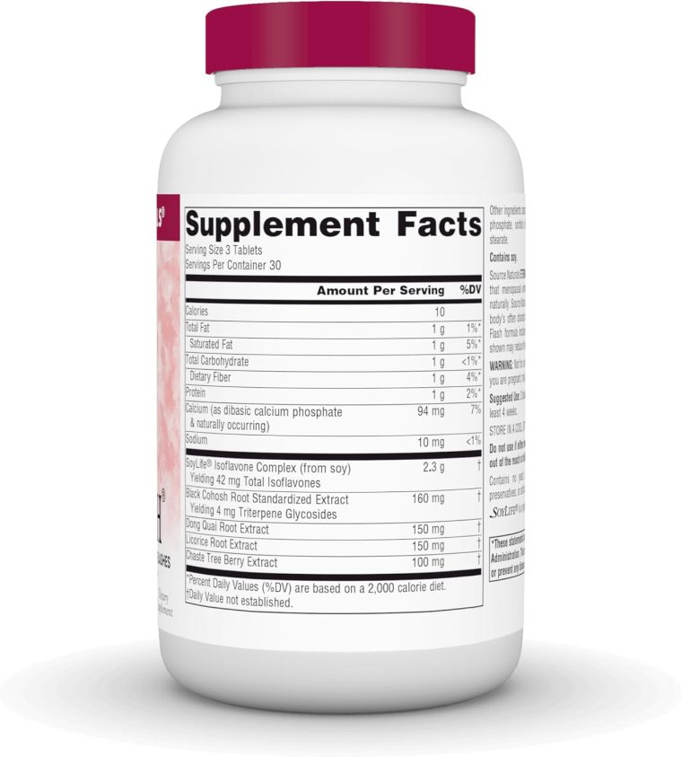 Source Naturals Hot Flash, Helps Reduce The Frequency of Hot Flashes* - 90 Tablets - Image 2