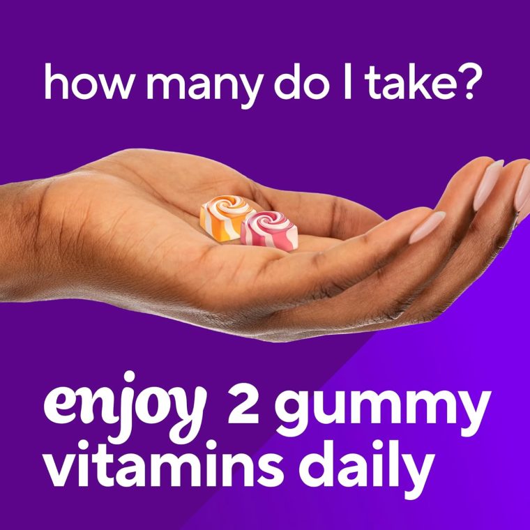vitafusion Chewable Calcium Gummy Vitamins for Bone and Teeth Support, Calcium Gummies, Fruit and Cream Flavor, 100 Count, 50 Day Supply - Image 8