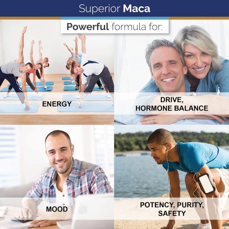 Superior Labs - Organic Peruvian Maca - 100% Pure NonGMO - Dietary Supplement for Calming and Relaxation - Zero Synthetic Additives, Stearates, Dioxides - 750mg, 120 Vegetable Capsules - Image 5