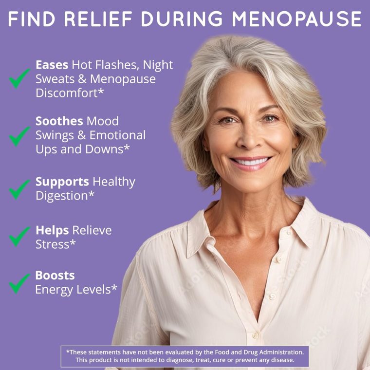 Happy Healthy Hippie Go with The Flow Menopause Support & Natural Sleep Supplement - Image 6