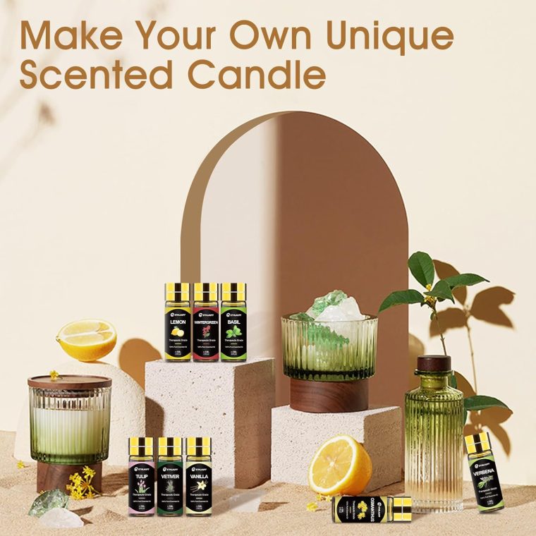 Essential Oil Set 64 Pack -Aromatherapy Essential Oils Kit-Fragrance Oils Perfect for Diffuser, Humidifier, Massage,Soap, Skin & Hair Care, Candle Scented Oil (0.17oz) - Image 5