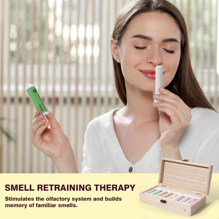 Smell Training Kit - 8 Essential Oils Therapy, Olfactory Training with Lemon, Clove, Eucalyptus, Rose - Natural Smell Retraining Kit for Anosmia Support - Image 3