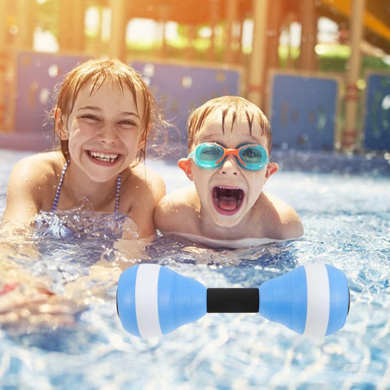 1pair Aquatic Exercise Dumbbells Eva Water Dumbbells for Pool Aerobics Compact Design for Upper Body Strength Training for Low-Impact Workouts - Image 3