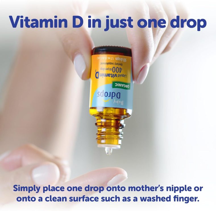 Ddrops Baby 400 IU, Vitamin D, 90 Drops 2.5mL (0.08 Fl. Oz (Pack of 1)) - Image 5
