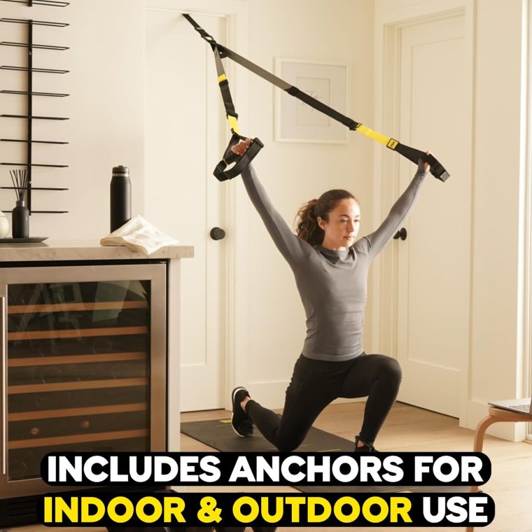TRX PRO3 Suspension Trainer System, Durable Design for Cross-Training, Weight Training, HIIT Training & Cardio, Includes 3 Anchor Solutions for Indoor & Outdoor Home Gyms - Image 7