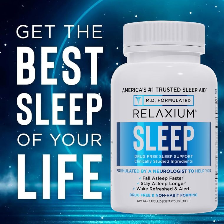 Relaxium Sleep Aid – Professional Strength Formula for Adults | 5mg Melatonin, Magnesium Glycinate, Valerest & Ashwagandha | Non-Habit Forming Sleep Support | 60 Capsules, 30-Day Supply - Image 7