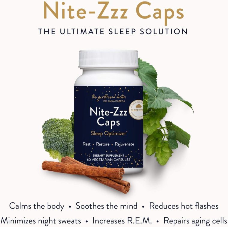 VIDAPURA Nite-Zzz Caps by Dr. Anna Cabeca (60ct) - Sleep Optimizer for Healing, Peaceful Sleep - Natural, Herbal Remedy Sleep Aid for Rest, Restore, Rejuvenate, Vegetarian, Vegan - Image 5