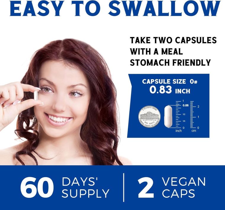10 in 1 Magnesium Complex, 420mg Elemental Magnesium | Ultra Strength, Max Absorption | Chelated Magnesium Supplement for Sleep, Muscles, Nerves & Heart Health | Non-GMO, 120 Vegan Capsules - Image 7
