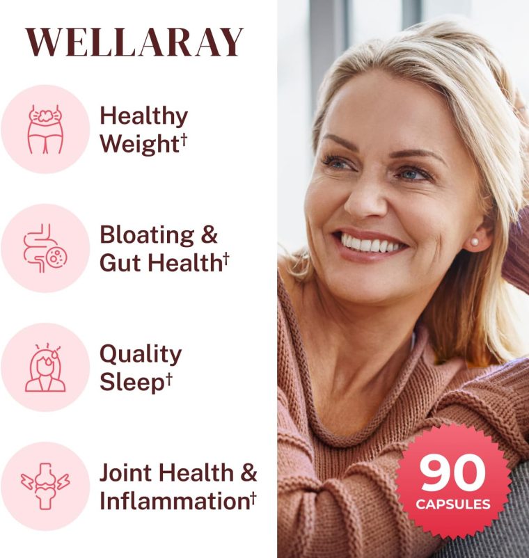 Menopause Relief - Probiotics for Women, 68.2 Billion CFU, Turmeric, Maca & Black Cohosh - Supports Gut Health, Hormone Balance, Weight Management, Joint Health, Hot Flash Support,90 Capsules - Image 2