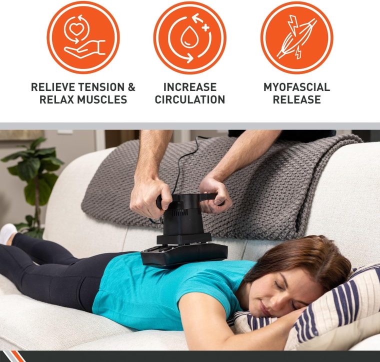 Body Sport Therapeutic Dual Speed Professional Vibrating Massager for Pain & Aching Muscle Relief – High-Powered, Effective, Chiropractic Myofascial Release Tool - Image 4