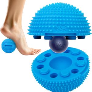 RAD Neuro Ball – Foot Roller & Textured Massage Ball for Myofascial Release, Plantar Fasciitis, Hands & Face – Spiky Therapy Tool for Muscle Relief