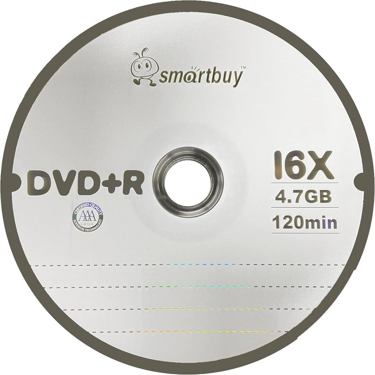 Smart Buy 100 Pack DVD+R 4.7gb 16x Logo Blank Data Video Movie Recordable Disc, 100 Disc 100pk - Image 2