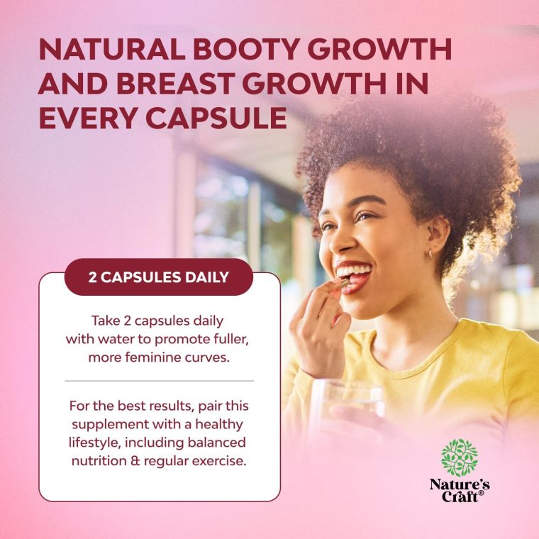Natures Craft G Curve Horny Goat Weed for Women - Invigorating Feminine Blend with Maca Root Female and Tribulus Terrestris Enhanced Energy Mood Performance - Image 5