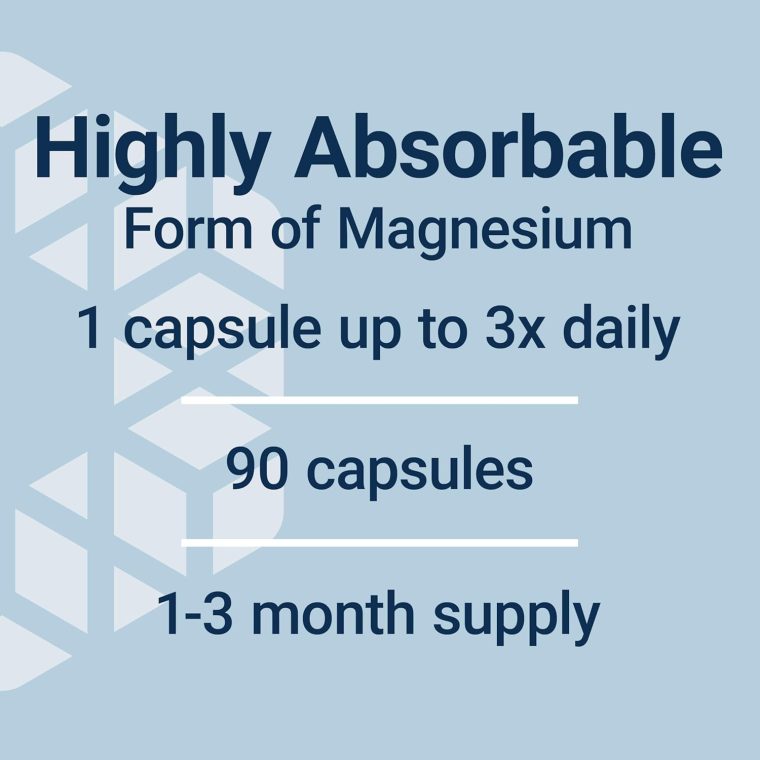 Life Extension Magnesium Glycinate, Heart Health, Bone Health, Nerve and Muscle Support, Highly absorbable, Gluten-Free, Non-GMO, Vegetarian, 90 Capsules - Image 5