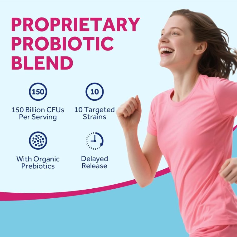 Doctor's Recipes Menopause Probiotic Supplements for Women, Black Cohosh for Menopause Hot Flashes, Probiotics, with Ashwagandha, Dong Quai, Supports Mood, Energy, Hormone Balance, 60 Capsules - Image 4