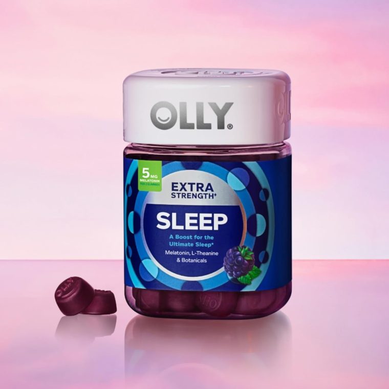 OLLY Extra Strength Sleep Gummy, 5 mg Melatonin, L-Theanine, Chamomile, Lemon Balm, Sleep Aid, BlackBerry - 50 Count - Image 10