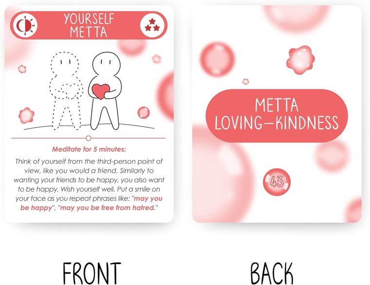 BEST 100 Daily Meditation Cards | Anxiety Relief Item for Relaxation | Self Care Kit for Stress Relief | Perfect Mindfulness Gift For Teens & Adults | Advance Beyond Positive Affirmations - Image 6