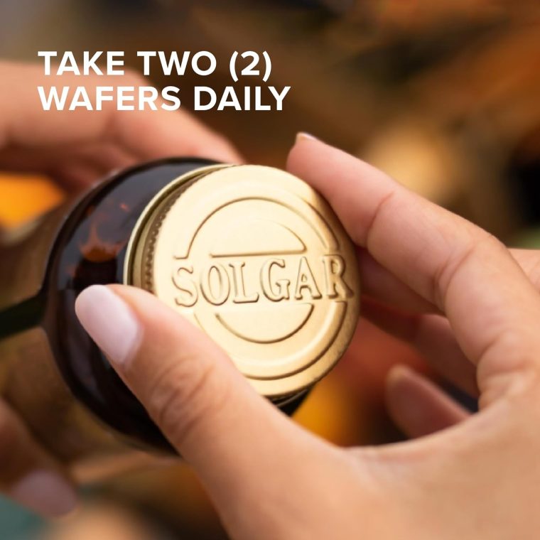Solgar Chewable Calcium 500 mg - 120 Wafers - Promotes Musculoskeletal Health - Non-GMO, Vegan, Gluten, Wheat & Dairy Free, Kosher - 60 Servings - Image 3