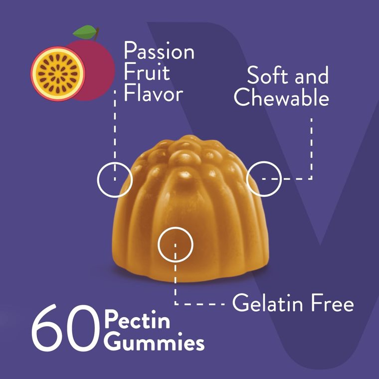 Viteey Maca Root Gummies for Men and Women - Reproductive Health, Energy, Drive, Stamina & Hormone Support - Vegan, Gluten Free, Gelatin Free, GMO Free, Tasty Chewable Passion Fruit Flavored Gummy - Image 3