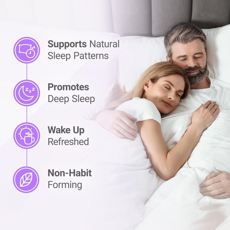 Luna Sleep Aid - Non-Habit Forming Natural Sleeping Pills for Adults with Naturally Sourced Ingredients - Valerian Root, Melatonin, Chamomile, Lemon Balm, and More - 60 Vegan Capsules - Image 3