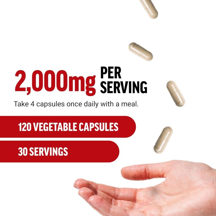 Force Factor Maca Max, Maca Root Capsules to Maximize Vitality & Performance, Made with Black Maca, Red Maca, & Yellow Maca Powder, Maca Root Powder, 2000mg, 120 Capsules - Image 4