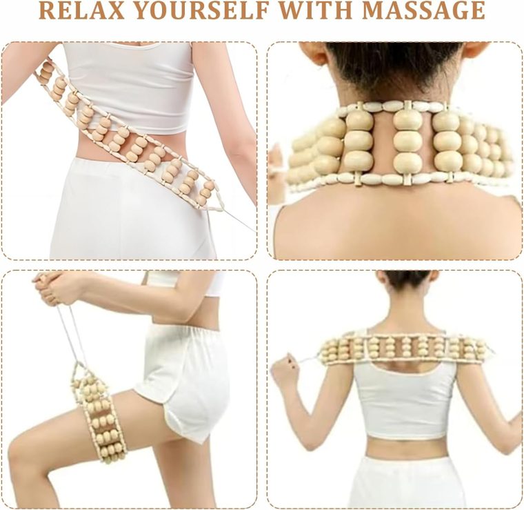 3PCS Wood Therapy Massage Tools, Lymphatic Drainage & Body Sculpting Wooden Massager, Maderoterapia Anti-Cellulite Tool for Deep Tissue Massage, Pain Relief & Muscle Recovery - Image 3