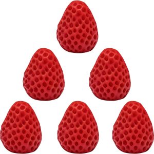 Soy Wax Melts for Wax Warmers - Home Fragrance Candle Wax Melts Set with Strawberry Scents, Wax Cubes Kit Strong Scent Stress Relief & Bath Yoga Aromatherapy (6 Pcs)