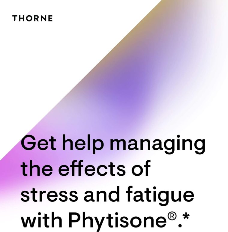 THORNE - Stress Balance (Formerly Phytisone) - Adrenal Support Supplement with Vitamin C & Ashwagandha - Dairy-Free Health Support* - 60 Capsules - 30 Servings - Image 5