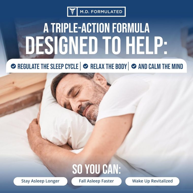 Relaxium Sleep Aid – Professional Strength Formula for Adults | 5mg Melatonin, Magnesium Glycinate, Valerest & Ashwagandha | Non-Habit Forming Sleep Support | 60 Capsules, 30-Day Supply - Image 4