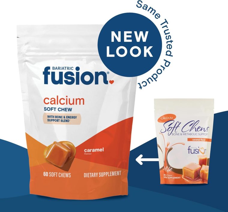 Bariatric Fusion Bariatric Calcium Chews | Calcium Citrate with Vitamin D3 Calcium Supplement Bariatric Vitamin | Sugar Free Calcium Citrate Chewable | Calcium Citrate 500mg | Caramel | 60 Count - Image 9