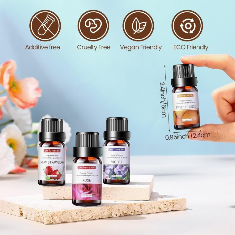 Nuanchu 78 Pcs Essential Oils Set 10ml Fragrance Oil Aromatherapy Kit for Diffuser Humidifier Aromatherapy-Oils for Candle Bath Bombs Making - Image 2